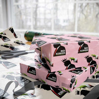 Funny Christmas No Kings in America Wrapping Paper Roll TS10