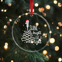 Funny Christmas Nurse Crystal Glass Ornament Shine Bright Like A Call Light Led Lights TS11