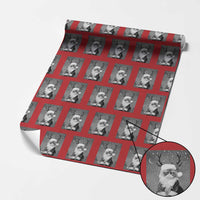 Funny Christmas Santa Grumpy Cat Wrapping Paper Roll - Wonder Print Shop