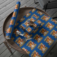 Funny Christmas Santa Lactose Tolerant Wrapping Paper Roll Xmas Tummy Ironic Sarcastic Meme - Wonder Print Shop