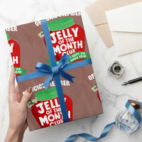 Funny Christmas Vacation Movie Wrapping Paper Roll Official Member Jelly Of The Month Club - Wonder Print Shop