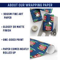Funny Christmas Vacation Movie Wrapping Paper Roll Official Member Jelly Of The Month Club - Wonder Print Shop