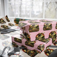 Funny Chupacabra Goat Taco Lover Wrapping Paper Roll Cinco De Mayo Party Gift