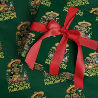 Funny Cinco De Mayo Frog Wrapping Paper Roll Just Here For Tacos And Margaritas