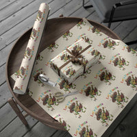 Funny Cinco De Mayo Frog Playing Guitar Wrapping Paper Roll Lets Fiesta