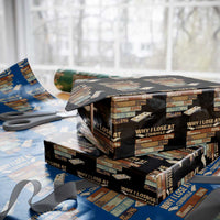 Funny Cornhole Player Wrapping Paper Roll Retro Why I Lose Game Day Bean Bag Toss Game