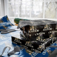 Funny Crayon Eater Wrapping Paper Roll Military Corps Proud Marine Soldier - Wonder Print Shop