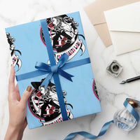 Funny Crazy Darts Lady Wrapping Paper Roll Coolest Girls Play Darts - Wonder Print Shop