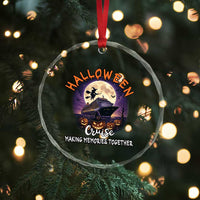 Funny Cruise Halloween Crystal Glass Ornament Making Memories Together TS14