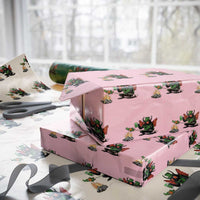 Funny Cryptid Mothman Wrapping Paper Roll St Patricks Day Gift