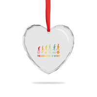 Funny Crypto Investing Heart Crystal Glass Ornament The Evolution Of Money Bitcoin BTC Cryptocurrency - Wonder Print Shop
