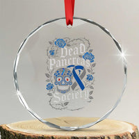 Funny Diabetes Type 1 Awareness Crystal Glass Ornament Dead Pancreas Society Sugar Skull TS10