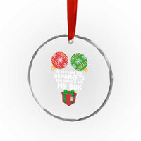 Funny Dirty Christmas Crystal Glass Ornament If You Like My Ornaments Rude Adult Humor Xmas PJs - Wonder Print Shop