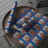 Funny Dirty Christmas Santa Diddy's Home Wrapping Paper Roll - Wonder Print Shop