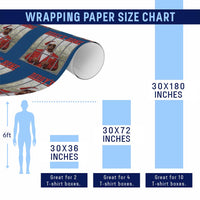 Funny Dirty Christmas Santa Diddy's Home Wrapping Paper Roll - Wonder Print Shop