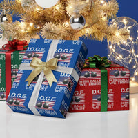 Funny D.O.G.E Patriotic 2025 Wrapping Paper Roll In Big Balls We Trust American Flag - Wonder Print Shop