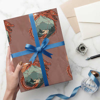 Funny Dragon Tabletop RPG Dice Game Wrapping Paper Roll
