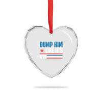 Funny Dump Him Like It's 1776 Heart Crystal Glass Ornament Star And Stripes - Wonder Print Shop