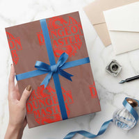 Funny Dungeon Master Wrapping Paper Roll RPG Gamer D20 Tabletop Red Dragon - Wonder Print Shop