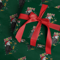 Funny Eagle No Kings In America Xmas 2025 Wrapping Paper Roll - Wonder Print Shop