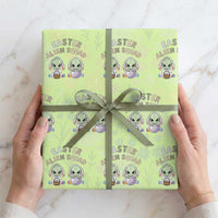 Funny Easter Alien Squad Bunny Ears Gift Wrapping Paper Roll