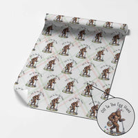 Funny Easter Bigfoot Wrapping Paper Roll Off To The Egg Hunt