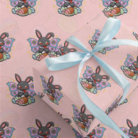 Funny Easter Bunny Mothman Loves Glazed Ham Wrapping Paper Roll