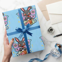 Funny Easter Bunny Mothman Loves Glazed Ham Wrapping Paper Roll