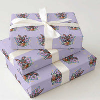 Funny Easter Bunny Mothman Loves Glazed Ham Wrapping Paper Roll