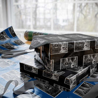 Funny Easter Bunny Selfie Wrapping Paper Roll Bigfoot Jersey Devil Chupacabra Egg Hunt