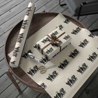Funny Easter Cryptid Squad Wrapping Paper Roll Bigfoot Mothman Jersey Devil Chupacabra Gift