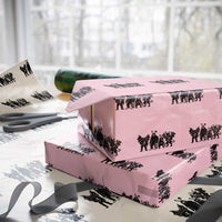 Funny Easter Cryptid Squad Wrapping Paper Roll Bigfoot Mothman Jersey Devil Chupacabra Gift
