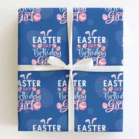 Funny Easter Day Birthday Girl Wrapping Paper Roll Born On Easter Day Eggs