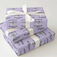 Funny Easter Day Cottontail Egg Delivery Service Wrapping Paper Roll Bunny Rabbit