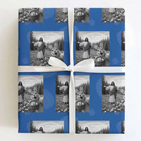 Funny Easter Jesus Wrapping Paper Roll Christian Jesus Bunny Selfie Religious