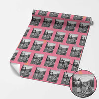 Funny Easter Jesus Wrapping Paper Roll Christian Jesus Bunny Selfie Religious