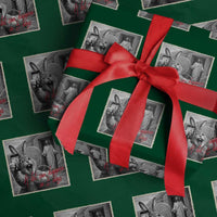 Funny Easter Jesus Wrapping Paper Roll Christian Jesus Come Back Bunny Selfie