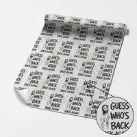 Funny Easter Jesus Wrapping Paper Roll Guess Who's Back Back Again