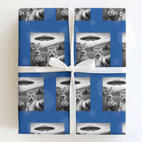 Funny Easter Wrapping Paper Roll Christian Cat Selfie Bunny Meme