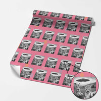 Funny Easter Wrapping Paper Roll Christian Cat Selfie Bunny Meme
