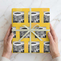 Funny Easter Wrapping Paper Roll Christian Cat Selfie Bunny Meme