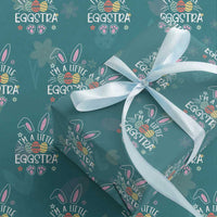 Funny Easter Wrapping Paper Roll Im A Little Eggstra Bunny Cute Kids Toddler