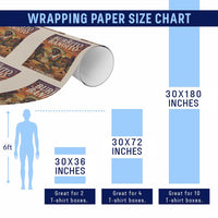 Funny El Chupacabra Burrito Bandito Wrapping Paper Roll Cinco De Mayo Gift