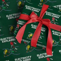 Funny Electricity Wrapping Paper Roll Ohm's Law Electricity Explained - Wonder Print Shop