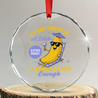 Funny Embarrassing Saying Crystal Glass Ornament Sarcastic Inappropriate Raunchy Banana TS10