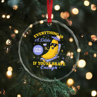 Funny Embarrassing Saying Crystal Glass Ornament Sarcastic Inappropriate Raunchy Banana TS10