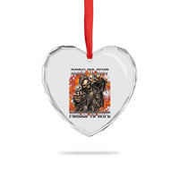 Funny Evil Skeleton Meme Heart Crystal Glass Ornament Born to Shit Forced to Wipe - Wonder Print Shop