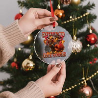 Funny Experienced Cock Handler Crystal Glass Ornament Inappropriate Adult Humor Chicken TS11