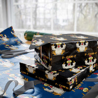 Funny F Caw F Sarcastic Chicken Meme Wrapping Paper Roll Middle Finger Offensive Humor