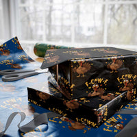 Funny F Caw F Thanksgiving Turkey Wrapping Paper Roll Poultry Humor - Wonder Print Shop